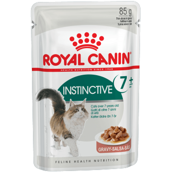Royal Canin Instinctive 7+ (в соусе), пауч для взрослых кошек старше 7 лет, 85 г