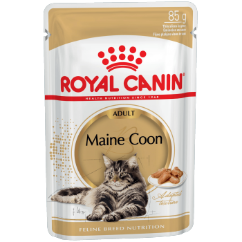 Royal Canin Maine Coon (в соусе), пауч для кошек породы мейн-кун, 85 г Royal Canin Maine Coon (в соусе), пауч для кошек породы мейн-кун, 85 г