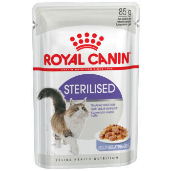 Royal Canin Sterilised (в желе), пауч для стерилизованных кошек, 85 г Royal Canin Sterilised (в желе), пауч для стерилизованных кошек, 85 г