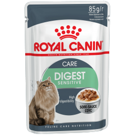 АКЦИЯ! (набор 4+1) Royal Canin Digest Sensitive, для  кошек с чувств. пищеварением, 85 г*4 шт