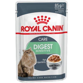 АКЦИЯ! (набор 4+1) Royal Canin Digest Sensitive, для  кошек с чувств. пищеварением, 85 г*4 шт