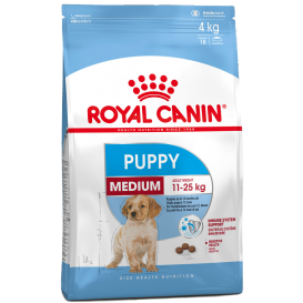 Royal Canin Medium Puppy, для щенков средних пород до 12 мес, 4 кг