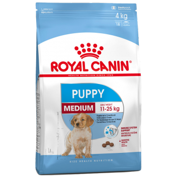 Royal Canin Medium Puppy, для щенков средних пород до 12 мес, 4 кг