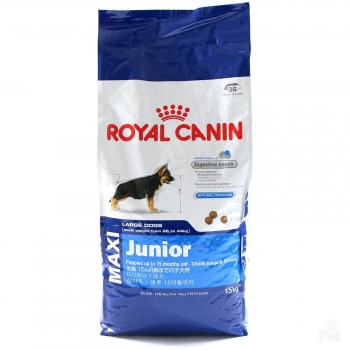 АКЦИЯ! (15,0+3,0) Royal Canin Maxi Junior, для щенков собак крупных размеров, 15,0+3,0 кг