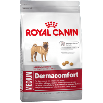 Royal Canin Medium Dermacomfort, для собак ср. пород с зудящей кожей, 10 кг